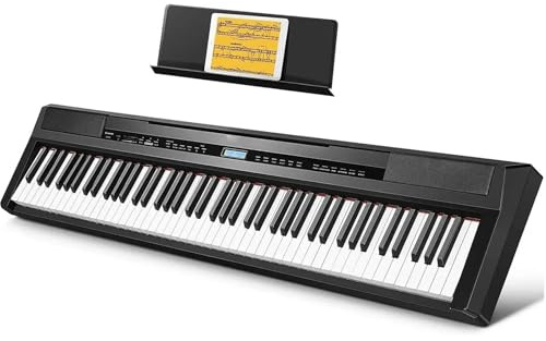 Musical Keyboard For Beginner Beginner Digital Piano 88 Key Full Size Weighted Keyboard Portable Electric Piano With Sustain Pedal