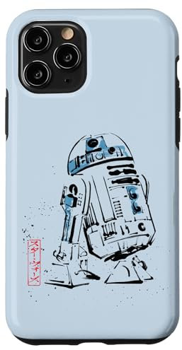 Star Wars R2-D2 Japan Sumi-e Ink Wash Painting Style Case for iPhone 11 Pro