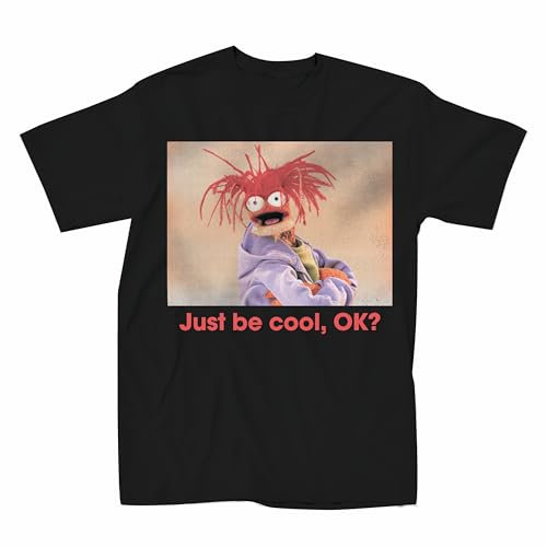 The Muppet Show Pepe Prawn Be Cool Adult T-Shirt, Black, S