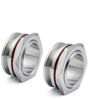 Raccordo for tubo di collegamento for bollitore, serbatoio for acqua, serbatoio for birra, raccordo for tubo di collegamento for bollitore, acciaio inossidabile sanitario SS304 da 1,5 a 2(1.5 inch)