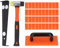 Mavaol 43pcs Laminat Holzböden Installationskit 295 mm 2seitig weicher Schläger 40 Spacers Heavy Duty Pull Stange Klopfblock