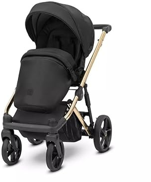 Kinderwagen Arizo 11 Premium Black Eco Rahmen Gold