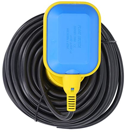 AOWINHIT Water Level Controller Liquid Float Switch 15m Cable for Pool