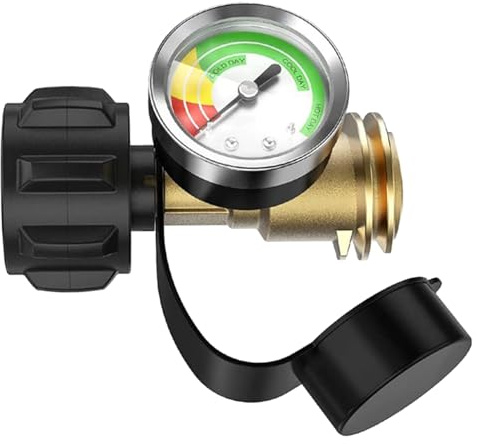 Propane Level Gauge | Gas Bottle Level Indicator, QCC1 Type 1 Connector for Stoves Camping Heaters RVs Homes