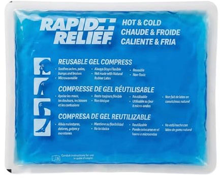 REUSABLE HOT/COLD GEL COMPRESS C/W CONTOUR GEL 9x 11