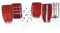 Zafferano - Melting Pot Set 6 Bicchieri Tumbler Rosso