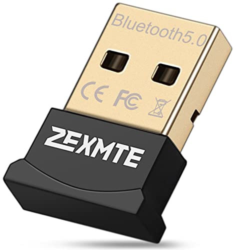 USB Bluetooth Adapter for PC, 5.0 Bluetooth Dongle for PC Windows 11/10/8/7 for Desktop, Laptop, Mouse, Keyboard, Printers, Headsets, Speakers