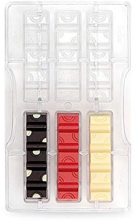 DECORA COD. 0050144 MOULE À CHOCOLAT TABLETTE CIRCLE 83 X 21 X 12 H MM 200X120X22HMM