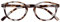 OPULIZE Zen Reading Glasses Cool Round Frame Spring Hinges Scratch Resistant Matt Light Brown Tortoiseshelll Mens Womens R24-1T +2.00