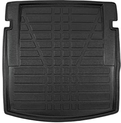 SCOUTT | Kofferraumwanne Laderaumwanne Kompatibel mit 3 Series F30 Stufenheck 2011-2019, mit Hoher Rand, Kofferraum-Schutzmatte, Geriffelt