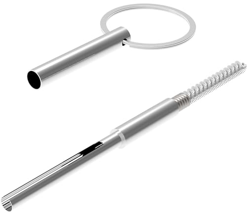 GripperX Headphone Plug Extraction Tool with Key Ring and Cleaning Brush - Remove Broken Headphone Plug from Headphone Jack of Mobile Devices