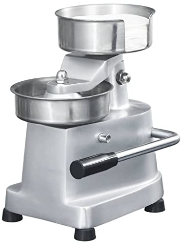 vidaXL Hamburgerpresse mit 500 Trennpapieren Aluminium 13 cm