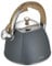 Klausberg WASSERKESSEL 3L MIT Pfeife KB-7501 Flötenkessel Wasserkocher grau