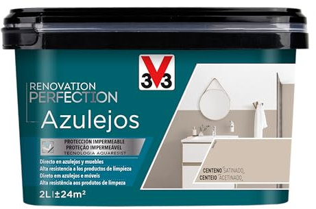 V33 Esmalte Renovation Perfection Azulejos Centeno Satinado 2L