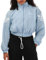 adidas Veste Coupe-Vent Bleu Femme H22867 Bleu 38FR