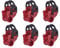 Blueshyhall Car Bicycle Stand SUV Vehicle Trunk Mount Bike Cycling Stand Storage Carrier Spare Hooks, Red and Black