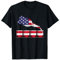 Verres à whisky drapeau américain 4 juillet homme femme USA T-Shirt