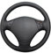 MEWANT Lenkradbezug aus Mikrofaser-Leder für BMW 3er-Serie E90 (Sedan) 2005–2011/3er-Serie E91 (Touring) 2005–2011 / X1 E84 2009–2015, Schwarz