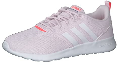 Adidas Damen QT Racer 2.0 Running Shoe, Almost Pink/Cloud White/Turbo, 37 1/3 EU