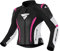 SHIMA Miura 2.0 Veste de moto - Cuir, femmes, veste de sport avec protections du dos, des coudes et des épaules, cuir perforé, pour combinaison 2 pièces (32, Rose)