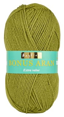Sirdar Hayfield Bonus Aran Yarn, Fern Green (603), 100g