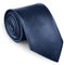 URAQT Herren Krawatten, Satin Elegant Krawatte 8 cm für Herren, Klassische Hochzeit Krawatte für Büro oder Festliche Veranstaltungen (Navy blau)