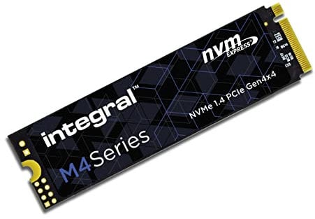 Integral 2TB - 2000GB SSD NVME M.2 2280 PCIe Gen4x4 R-4900MB/s W-4750MB/s TLC M2 Solid State Drive