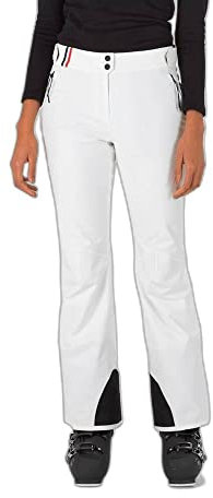 Rossignol W React Pant Weiß - Primaloft wasserdichte atmungsaktive Damen Primaloft Softshell Skihose, Größe L - Farbe