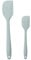 The Great British Bake Off Silicone Spatula Set 2 x Soft Plastic Dough Scrapers for Baking and Cooking with Non Stick Pans, Heat Resistant Kitchen Utensils with Official GBBO Branding, Duck Egg Blue