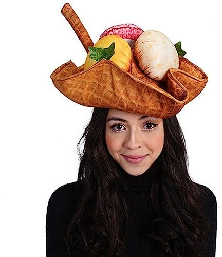 Fituenly Lustige Party Lebensmittel Hüte Gemüse Torten Halloween Kostüm Party Dress Up Cosplay Requisiten Neuheit Spaß Hut Party Supplies