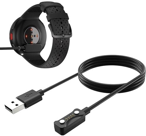 1m Ladekabel Kompatibel mit Polar Vantage M3 Polar Pacer, Polar Pacer Pro, Polar Ignite 3, Polar Vantage V3,Polar Grit X2 Pro USB-A zu Polar Magnetisches Ladegerät