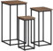 CIADAZ Pflanzenständer 3 STK. Massivholz Teak, Pflanzentreppe Outdoor, Kräutertreppe, Blumenständer, Blumenleiter Draußen, Kräutertopf Garten - 358537
