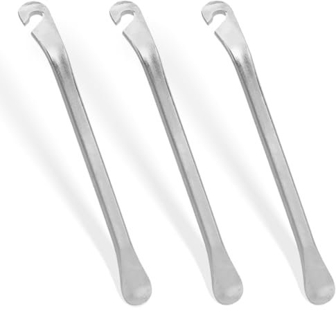 PNPGDYK 3Pcs Metal Bike Tyre Levers, Ultra Strong & Sturdy, Bicycle Tyre Removal Tool for Road Bike Mountain Bike