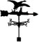 Girouette de ferme, kit d'indicateur de direction en acier inoxydable pour animaux, kit d'indicateur de direction pour l'extérieur, outils de mesure pour girouette, oie