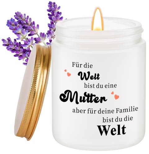 Geschenke für Mama Duftkerze im Glas Mama Geschenk Geburtstagsgeschenk für Mama Muttertagsgeschenk Lustige Geschenke für Mütter
