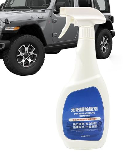 Dissolvant adhésif en spray haute efficacité pour enlever les autocollants de voiture – Outil efficace pour enlever les autocollants automobiles pour revêtements de voiture anciens films