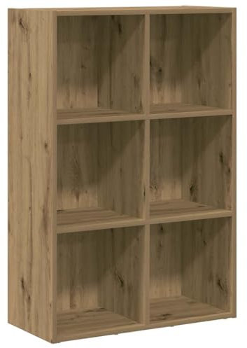 vidaXL Bibliothèque/Buffet chêne Artisanal 66x30x98 cm Bois ingénierie, bibliothèque, casier à Livres, Armoire de Rangement, étagère à Livres