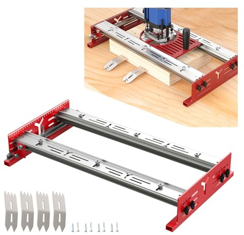 Rout-N-Plane Tischplattenfräser, Tischplattenfräskapazität, Oberfräsenschlitten, höhenverstellbar zum Abflachen und Belägen von Schneidebrettern, aufgeklebten Paneelen,