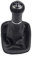 Szwaldaper 5-Gang-Auto-Schalthebelabdeckung, for Golf, 2 3 4 Cabrio, for Polo, 6N, for Passat, 35i Schaltknauf Gamasche Kofferraumkoffer MT Car Styling Automatik-Schaltknauf(Black 5 Speed-Black)