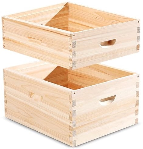 CroBlissful 2 x Bienenstockkästen mit 10 Rahmen