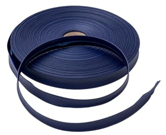 Planenscout Stamoid Edge PVC-beschichtetes Einfassband Navy 20mm für Markisenstoffen, LKW-Planen, Bootspersenning