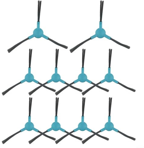 Juego de 4/10 cepillos laterales para Conga 2499 para aspiradora robot avanzada Ultra Home, juego de accesorios de piezas de repuesto, cabezales de cepillo de nailon (paquete de 10)