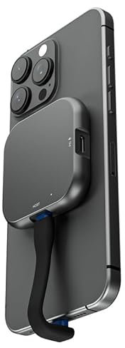 Magnetisches M.2 2230 NVME-Gehäuse für iPhone 15/16 Pro Max ProRes, tragbares SSD-Gehäuse 10Gbps USB C 3.2 Gen2 Typ-C zu NVMe-Adapter, 100W PD-Ladung, Aluminiumgehäuse