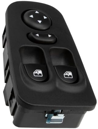 LEDFEWAG Interruttore finestra alzacristalli pulsante elettrici 735360605 Compatibile per Fiat Lancia Ypsilon 2003-2011