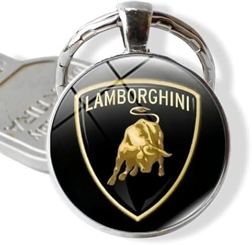 DJPCKDS Auto Porteclés pour Lamborghini, Porte Clef Voiture pour Voiture Accessoire Porteclés de Voiture pour Homme Femme