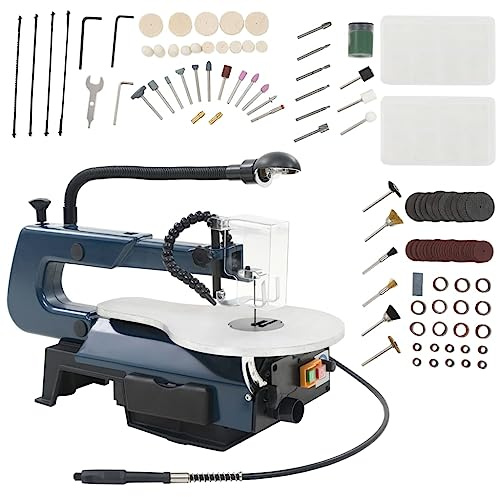 INLIFE Ensemble de scie à chantourner 108 pcs 125 W 252 mm