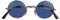 W WIDMANN MILANO Party Fashion - Brille 60er Jahre, mit farbigen Gläsern, Hippiebrille, Schlagerstar, Karneval