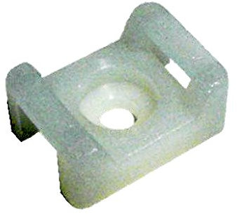 Cofan 08000004 Anschraubbare Basis für Kabelbinder, 5 mm, 100 Stück