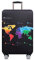 YianBestja Elastisch Kofferhülle Kofferschutzhülle Gepäck Cover Reisekoffer Hülle Koffer Schutzhülle Luggage Cover mit Reißverschluss (Map, M (22-24 Zoll))