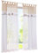 BAILEY JO 1PC Gardine mit Eule Stickerei Vorhange für Kinderzimmer Transparent Voile Vorhang (BxH 140x175cm, Sand mit schlaufen)